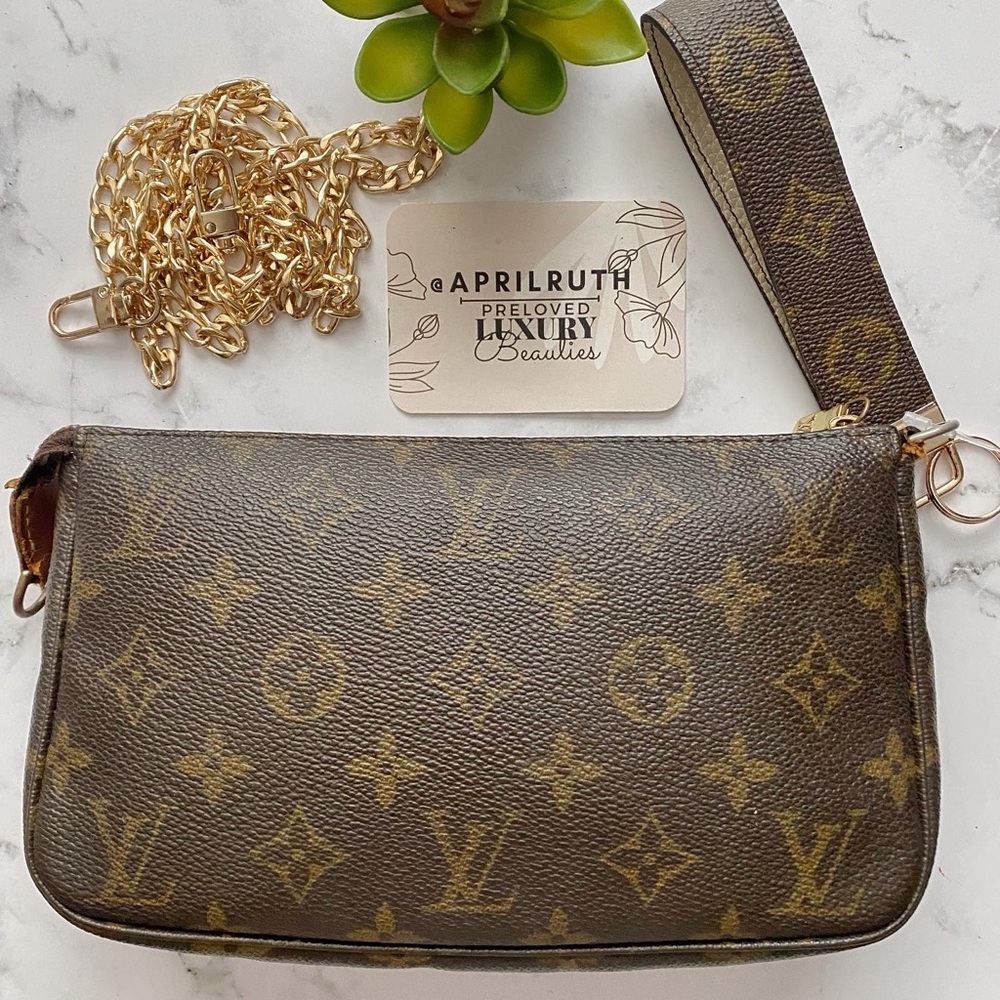 ❌SOLD on Ⓜ️❌ Louis Vuitton - Pochette Accessories -Old Model - Picture 1 of 15